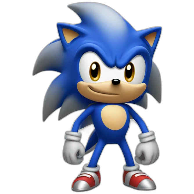 Sonic the hedghog emoji
