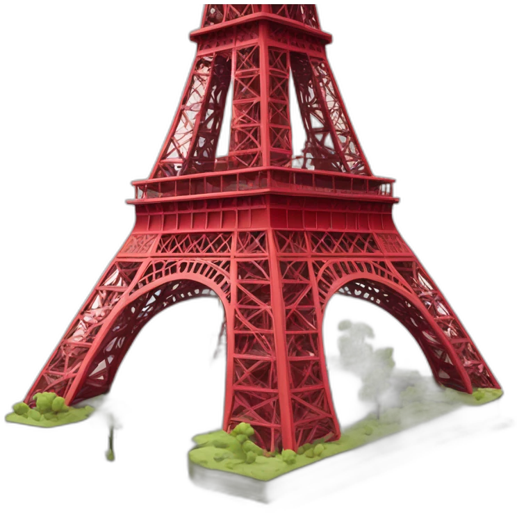 LA TOUR EIFFEL ROUGE emoji