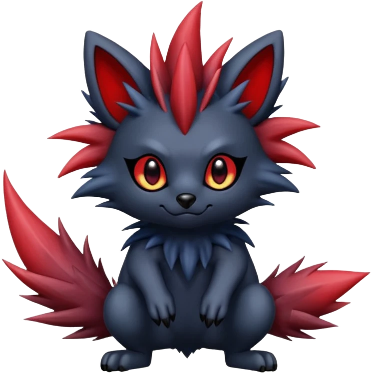 Zorua-Fakémon-hybrid-creature (full body)  emoji