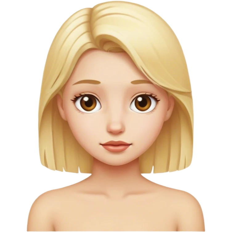 Blonde girl emoji