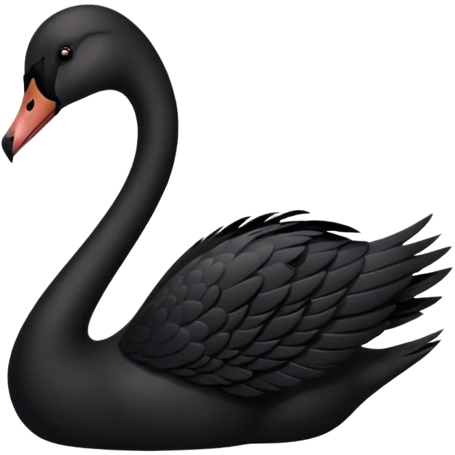 Black swan emoji
