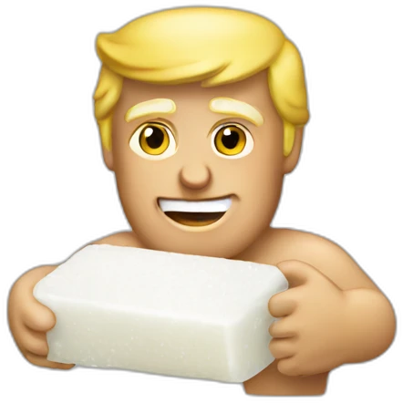 trump-holding-soap emoji