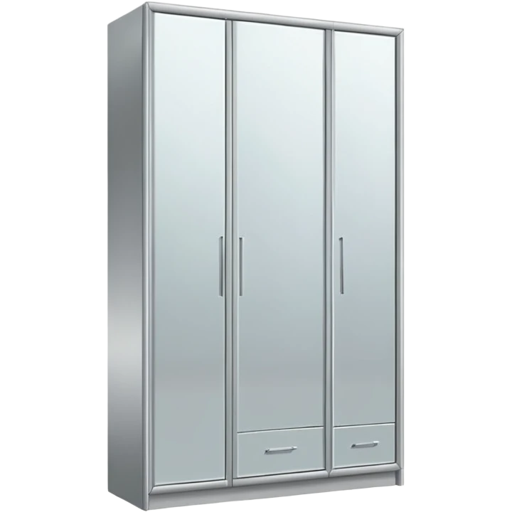 wardrobe modern closed mirror door emoji