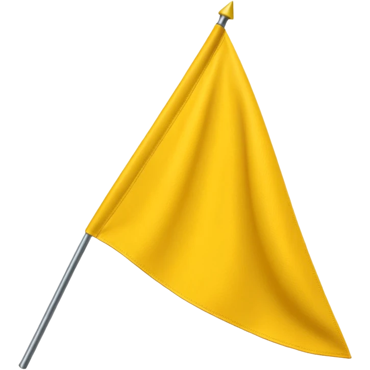 Make a yellow colour triangular flag emoji emoji