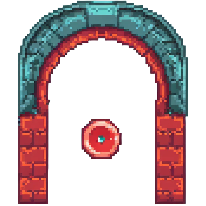 red portal emoji