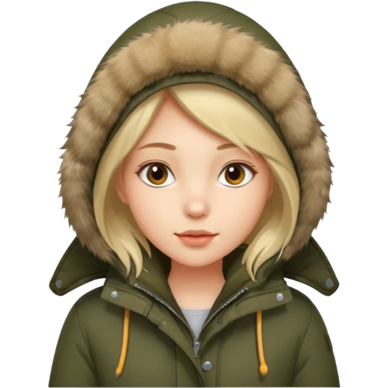 girl in parka emoji