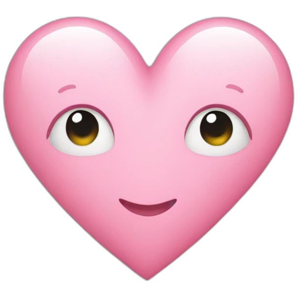 Light pink Heart emoji