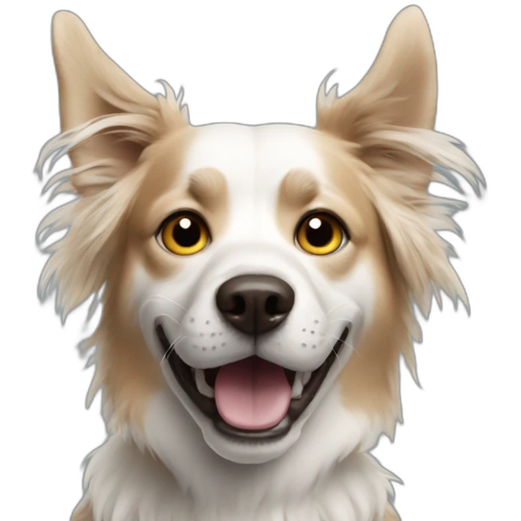 crazy dog emoji