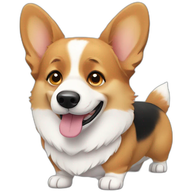 corgi cartoon emoji