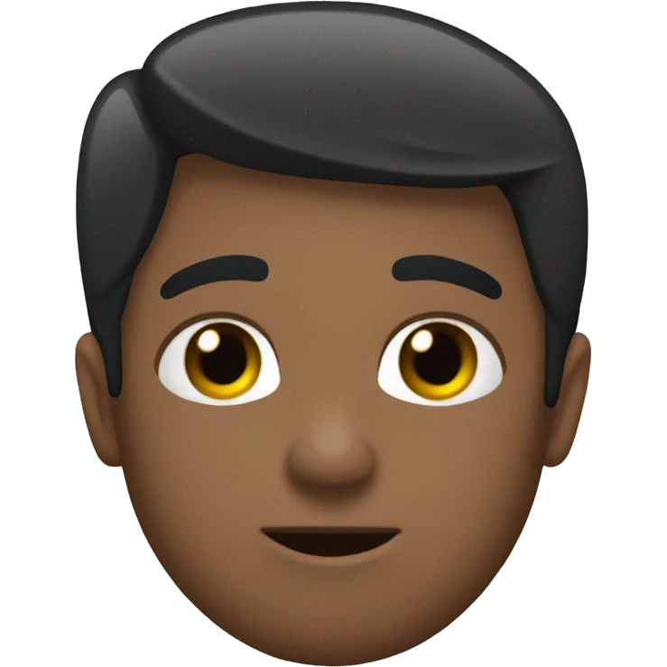 Cara de admiración con corazones negro  emoji