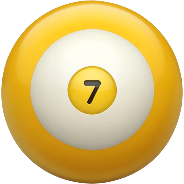 billiard ball 7 number emoji