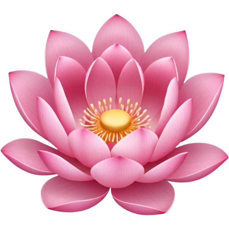 lotus flower with a baby silhouette inside emoji