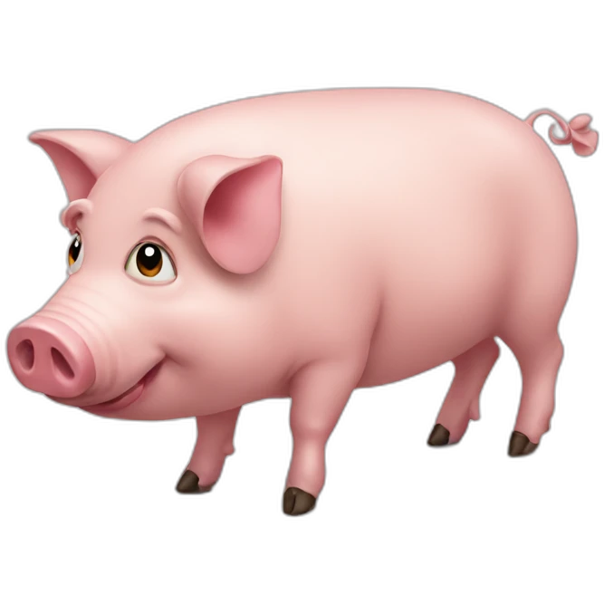 Biggest pig emoji