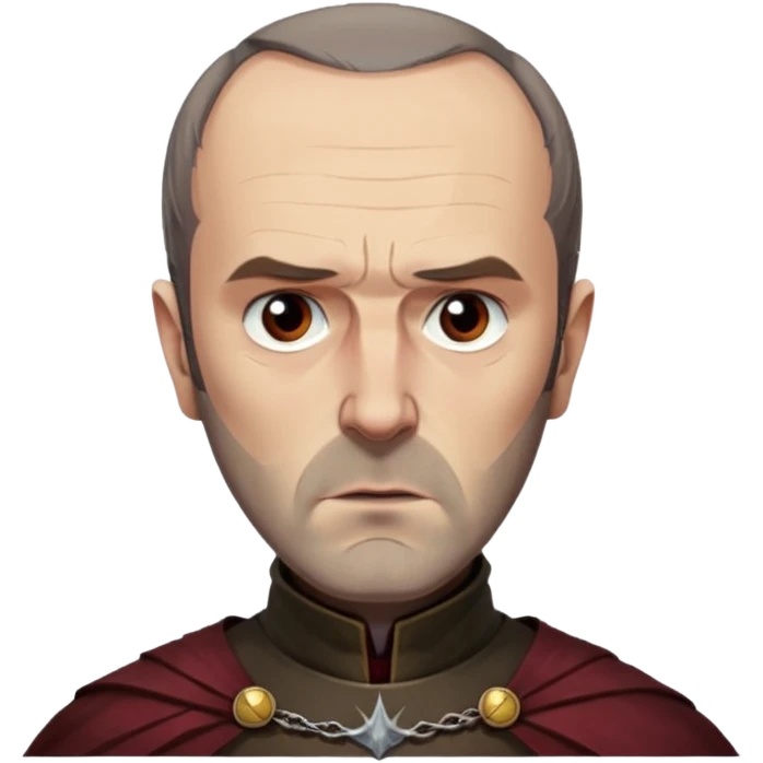 Stannis Baratheon
  from Games of throne character face only front face emoji
