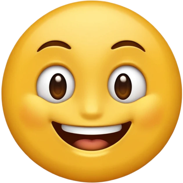 É um emoji sorrindo só que com o sorriso sábado e de canto com um olha bem picante é especificamente isso emoji