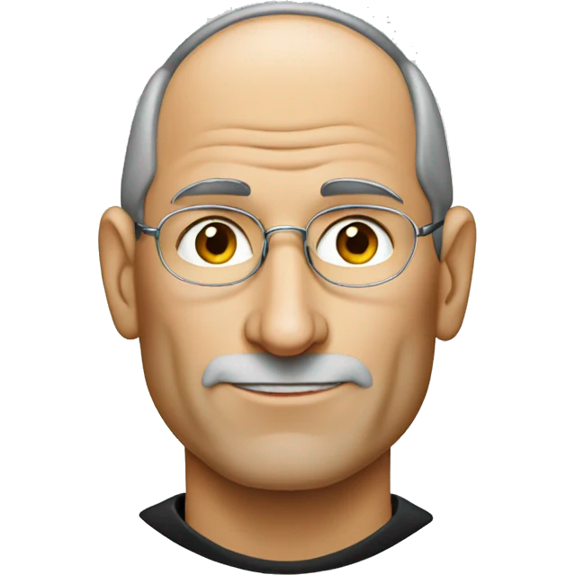 Steve Jobs wearing earrings  emoji