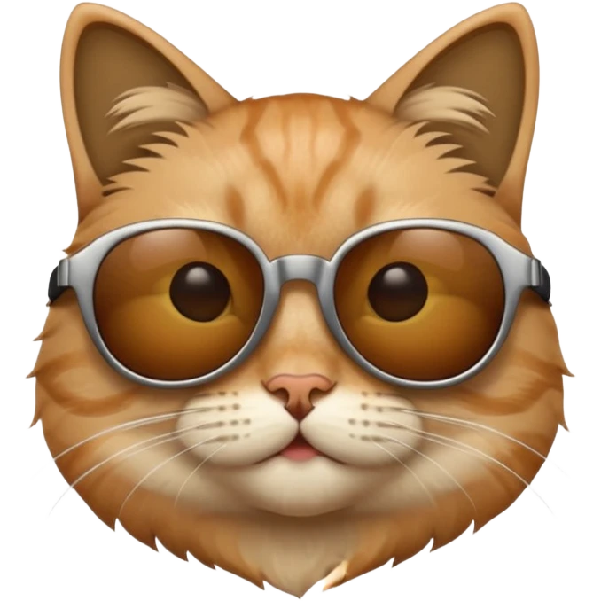 Cat wearing sunglasses emoji