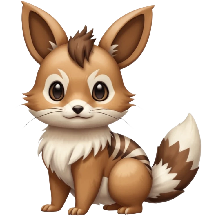 Furret-Linoone-Eevee-fusion emoji