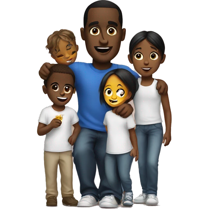 diddy with kids emoji
