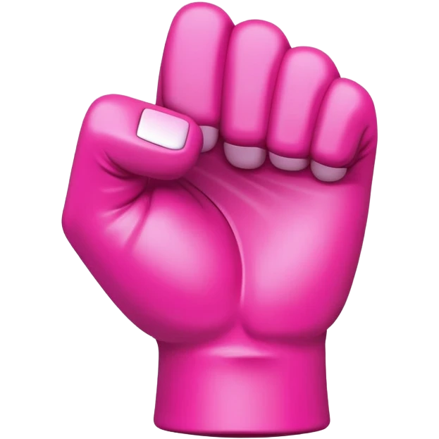 Pink power fist  emoji
