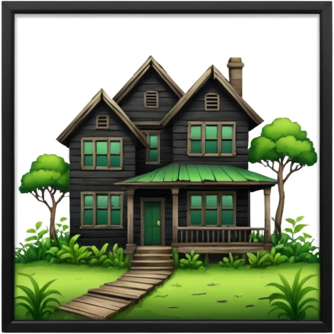 Casas abandonadas emoji