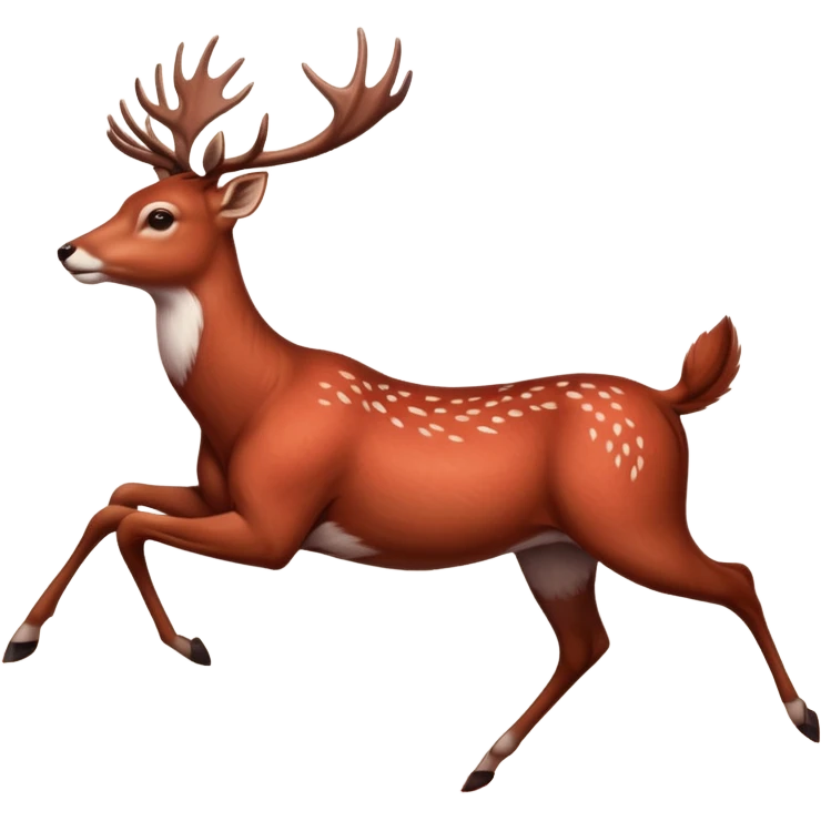 A wall drawing of running deer painted in earthy red pigment.















 emoji
