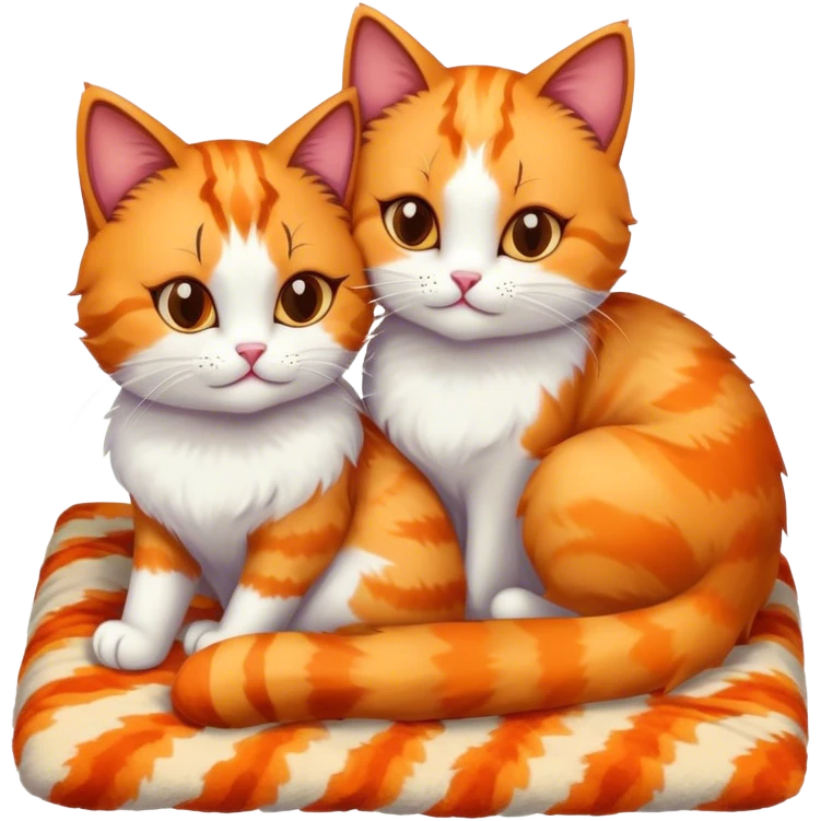 Making love cat emoji