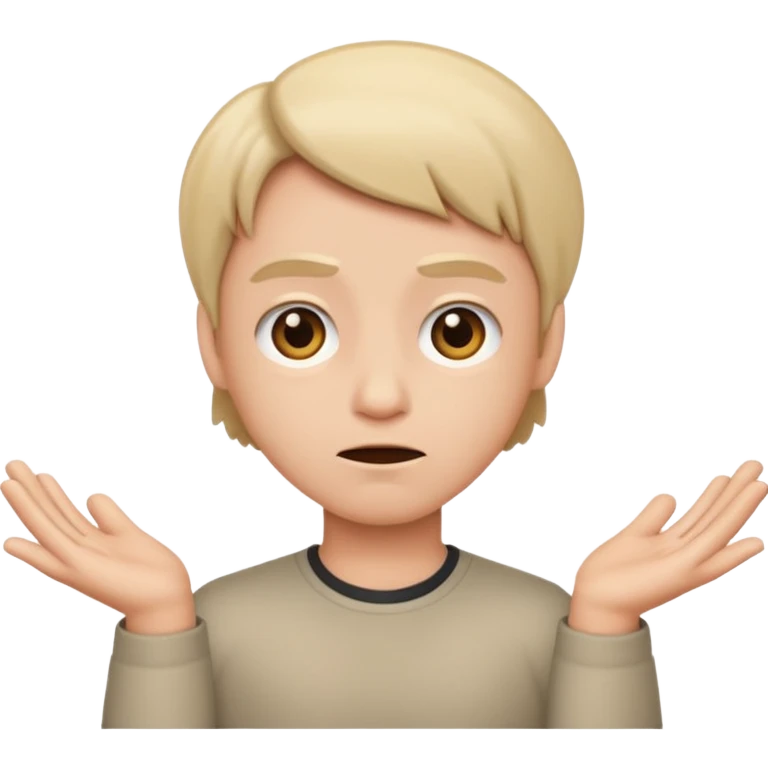 Me shrugging emoji