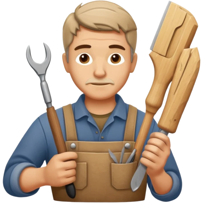 Wood Carving Craftsman emoji