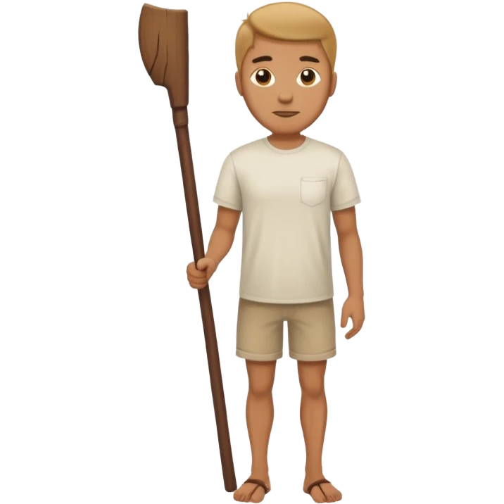 mans wooden leg emoji