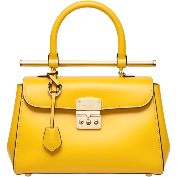 christy ng butter yellow bag  emoji