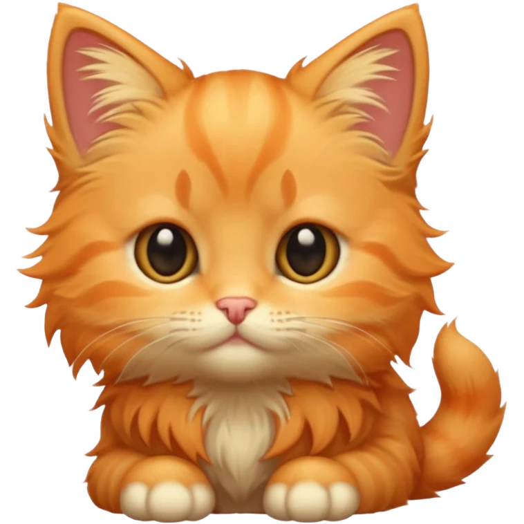 tierno gatito naranja claro  emoji