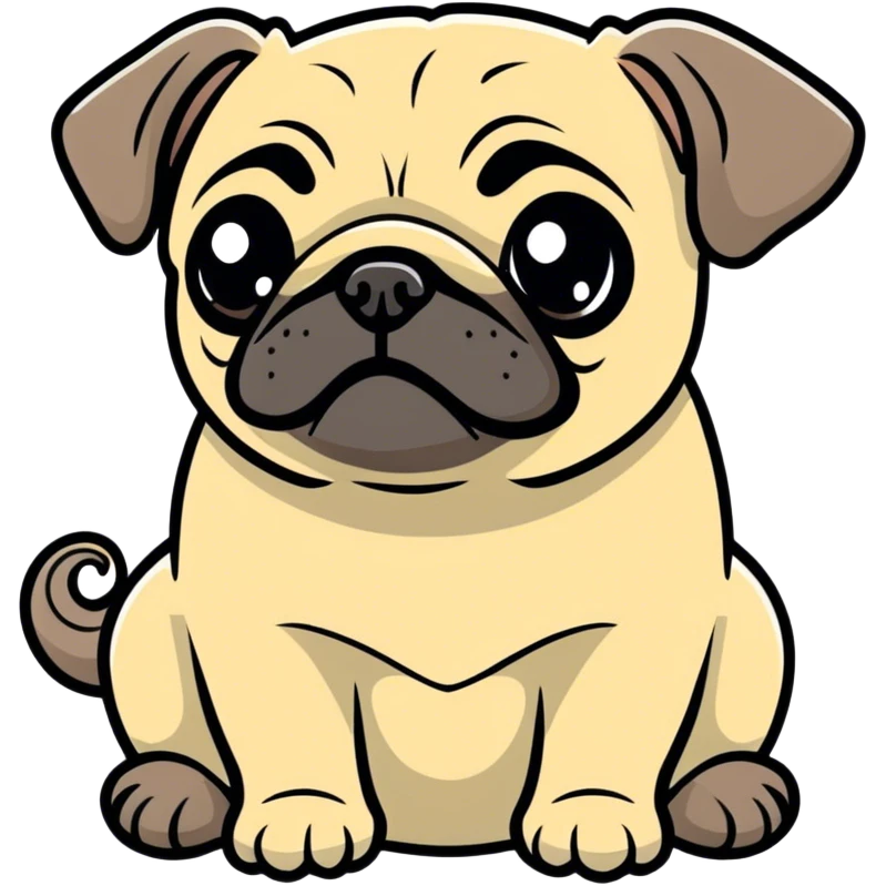 Pug emoji