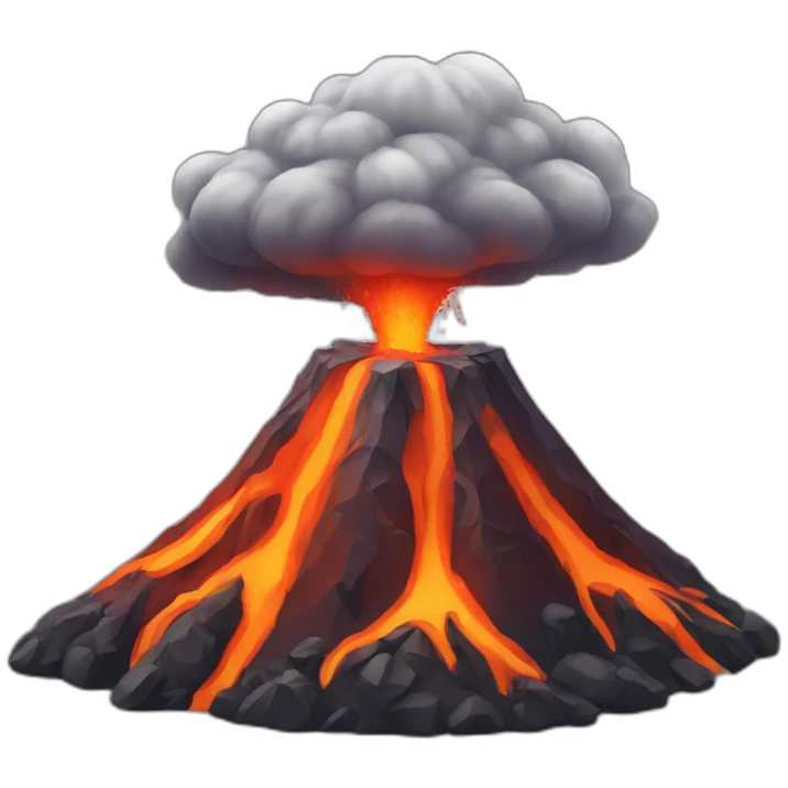 volcano emoji