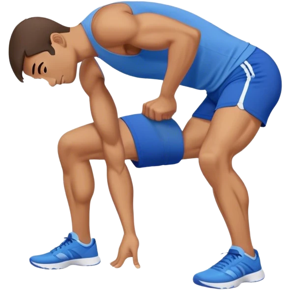 glute-bridges-exercise guy with blue shorts  emoji
