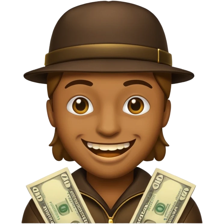 robber emoji with money emoji