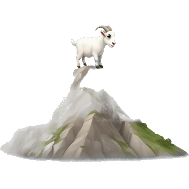 goat mountain emoji
