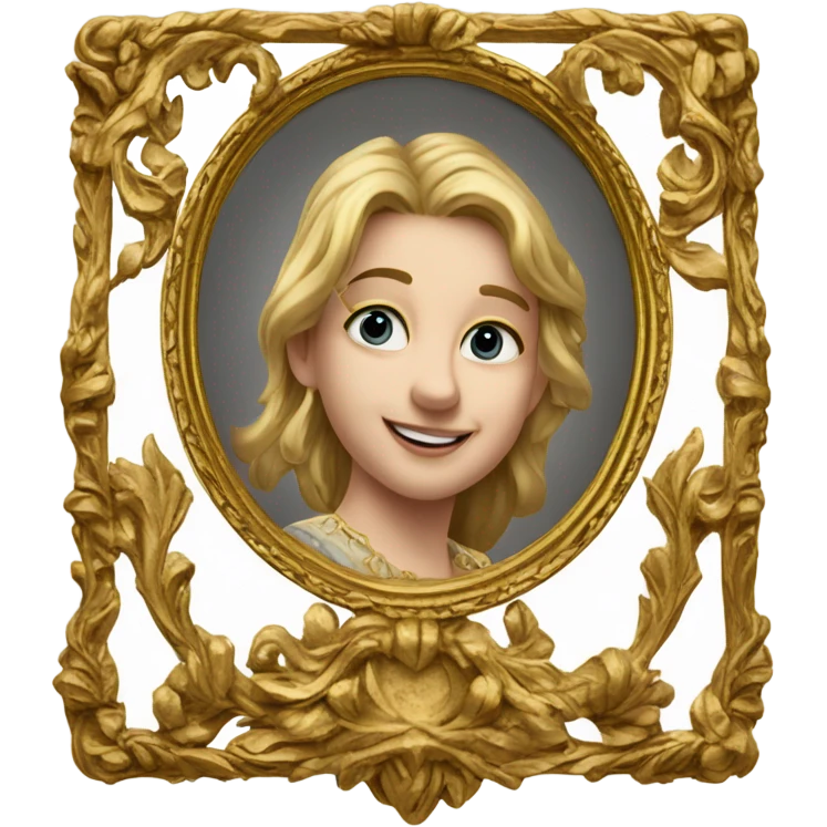 Old gold frame emoji