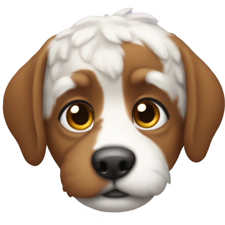 cachorro rindo emoji