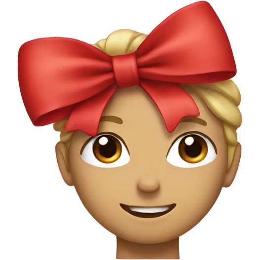red bow emoji