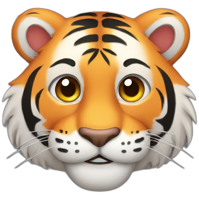 happy tiger emoji