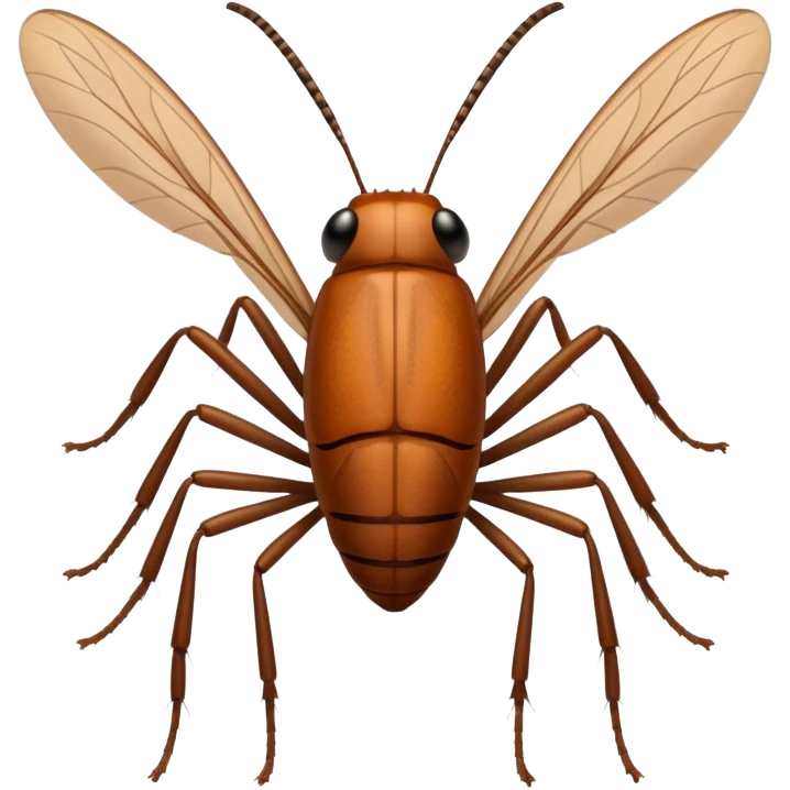 cricket 🦗, brown emoji