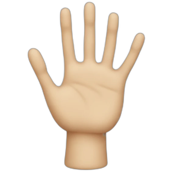 Hand in cast emoji