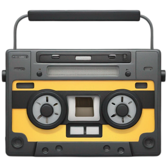 Cassette player emoji
