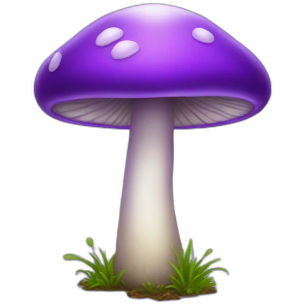 purple mushroom emoji