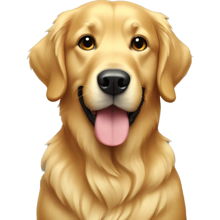 Gold retriever emoji