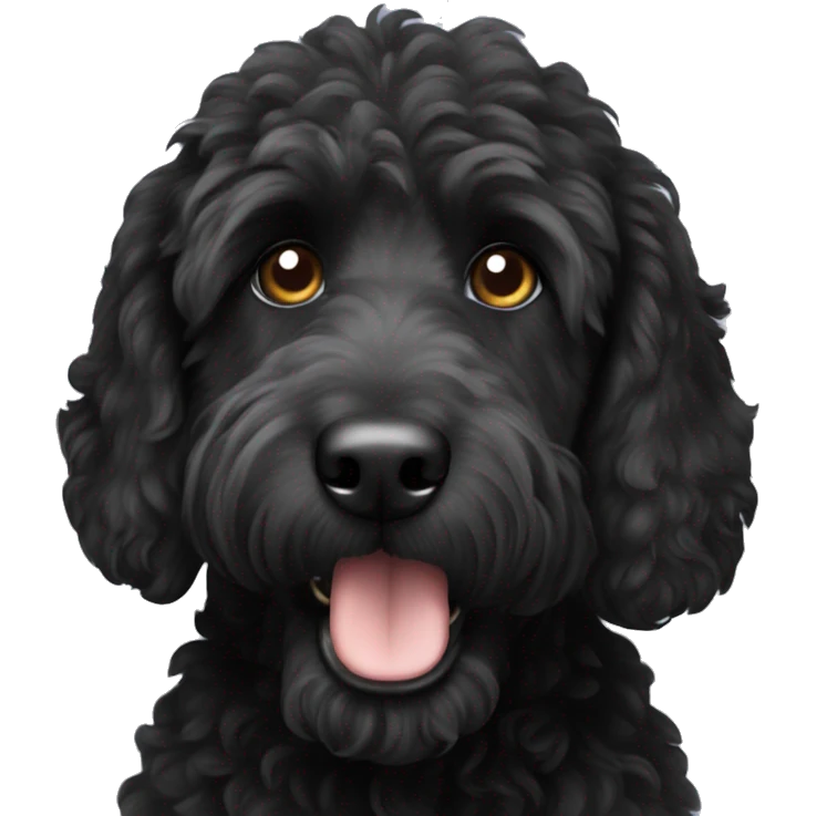 black labradoodle  emoji