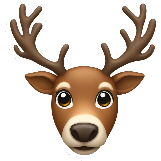 reindeer emoji