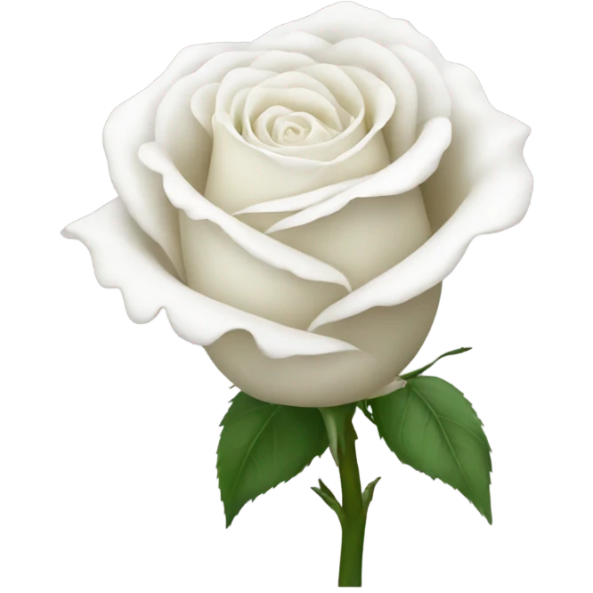 white rose emoji