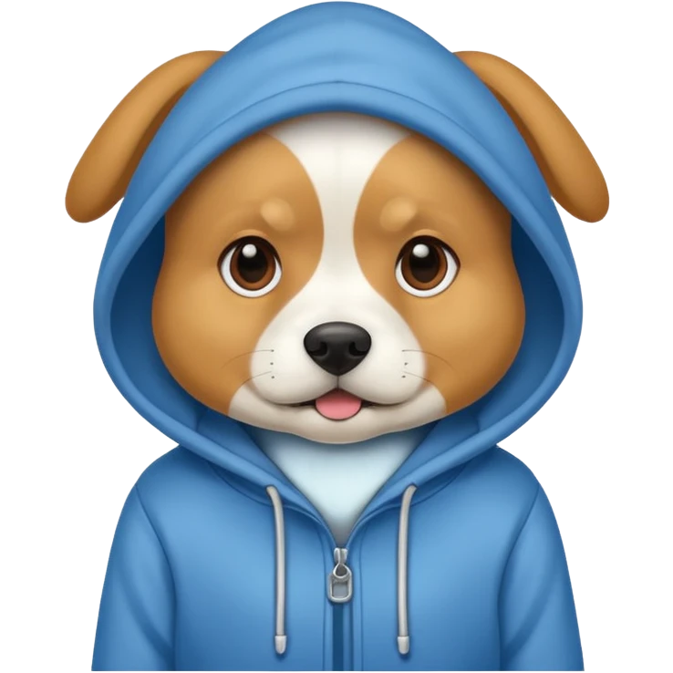 Dog hoodie  emoji